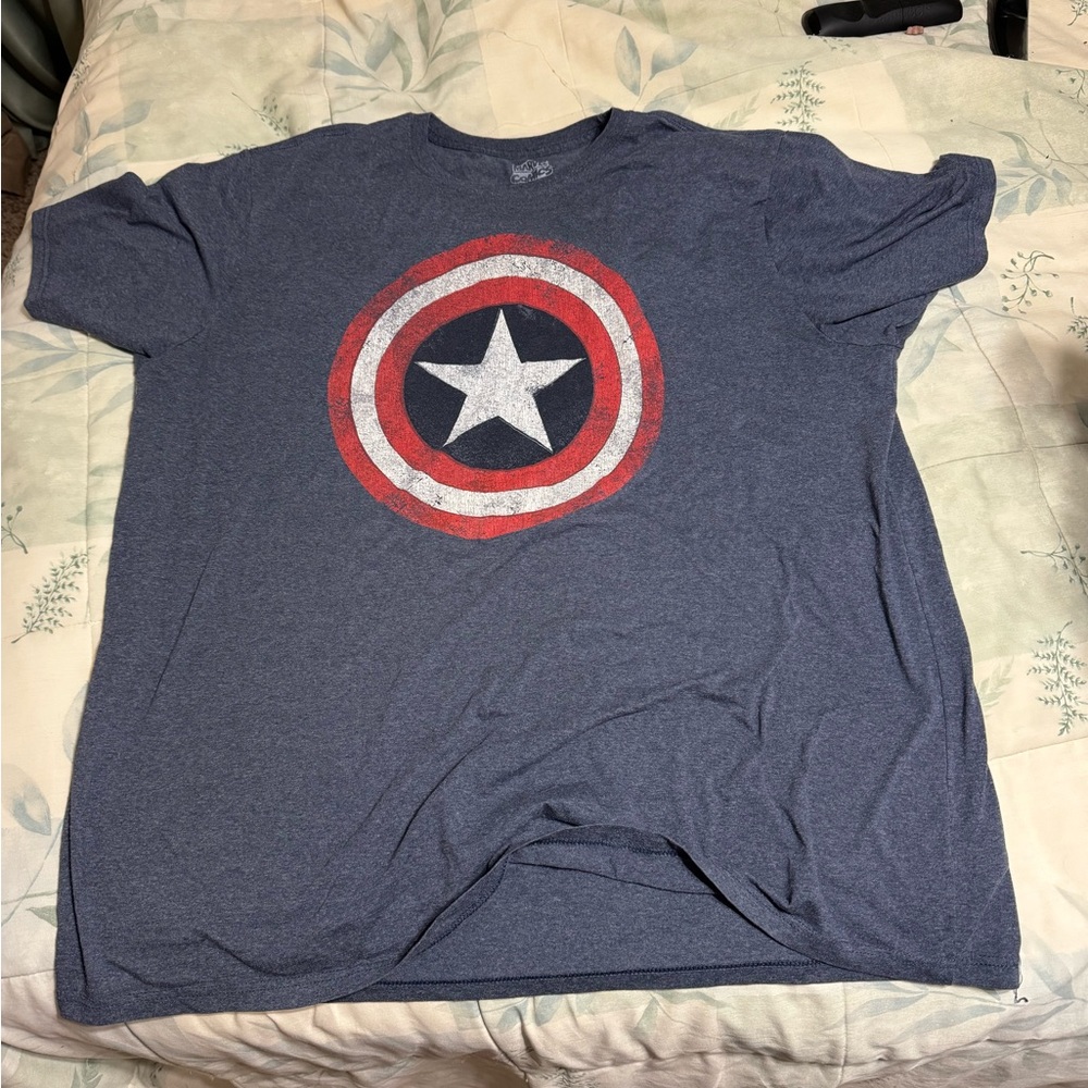 4XLT Captain America T Shirt
